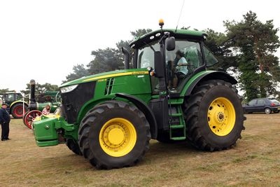 Tractor at Bodham, North Norfolk, UK