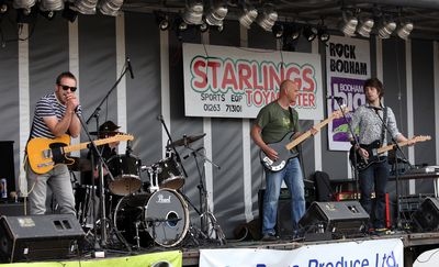 Rock Bodham Band at Bodham, North Norfolk, UK