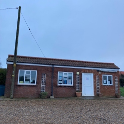 Bodham Playing Field clubhouse, Bodham, North Norfolk, UK