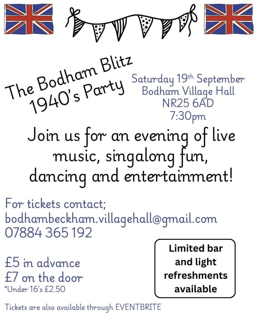 The Bodham Blitx 1940s party